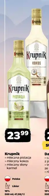 Krupnik (Pistacja, Kokos, Słony Karmel) Likier