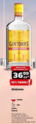 Netto Gintonns London Dry Gin oferta