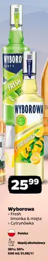 Netto Wyborowa (Fresh limonka & mięta / Cytrynówka) oferta