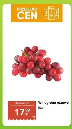 Biedronka Winogrono różowe luz oferta