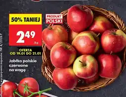 Biedronka Jabłka polskie czerwone na wagę oferta