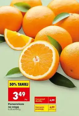 Biedronka Pomarańcze na wagę oferta