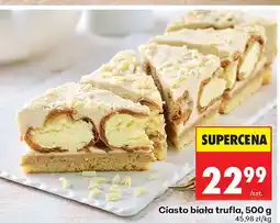Biedronka Ciasto biała trufla oferta