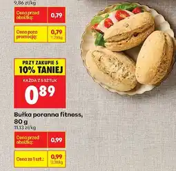Biedronka Bułka poranna fitness oferta