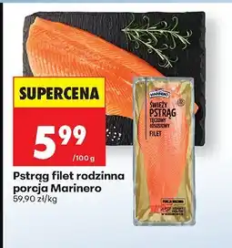 Biedronka Pstrąg filet rodzinna porcja Marinero oferta