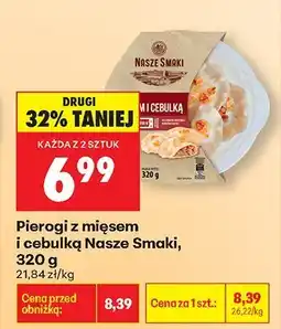 Biedronka Pierogi z mięsem i cebulką Nasze Smaki oferta