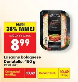 Biedronka Lasagne bolognese Donatello oferta