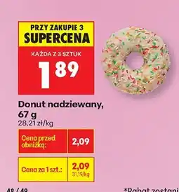 Biedronka Donut nadziewany oferta