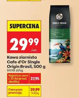 Biedronka Kawa ziarnista Cafe d'Or Single Origin Brasil oferta