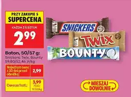 Biedronka Baton Snickers, Twix, Bounty, 50/57 g oferta