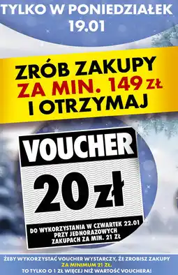 Biedronka Voucher na 20 zł oferta
