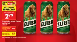 Biedronka Piwo Żubr Jasne Pełne oferta