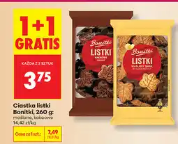 Biedronka Ciastka listki Bonitki oferta