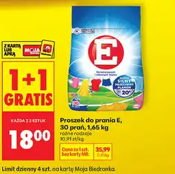 Biedronka Proszek do prania E, 30 prań oferta