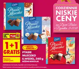 Biedronka Ptasie Mleczko E.Wedel 340g, różne rodzaje oferta