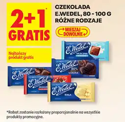 Biedronka Czekolada E.Wedel, 80-100 g różne rodzaje oferta
