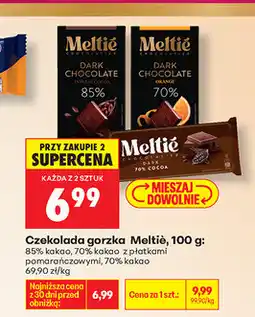 Biedronka Czekolada gorzka Meltié oferta