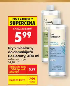 Biedronka Płyn micelarny do demakijażu Be Beauty oferta