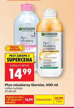 Biedronka Płyn micelarny Garnier oferta