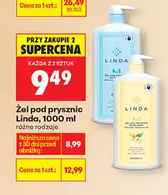 Biedronka Żel pod prysznic Linda oferta