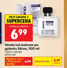 Biedronka Woda lub balsam po goleniu SkinO oferta