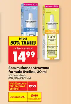 Biedronka Serum skoncentrowana formuła Eveline oferta