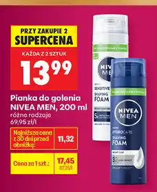 Biedronka Pianka do golenia NIVEA MEN oferta