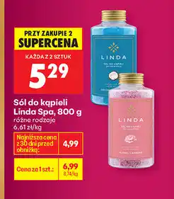 Biedronka Sól do kąpieli Linda Spa oferta