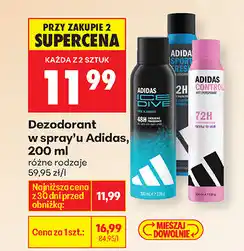 Biedronka Dezodorant w sprayu Adidas oferta
