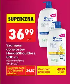Biedronka Szampon do włosów Head&Shoulders oferta