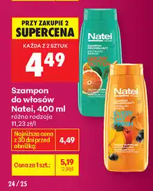 Biedronka Szampon do włosów Natei oferta