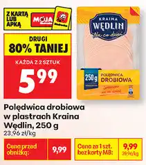 Biedronka Polędwica drobiowa wędzona Kraina Wędlin oferta