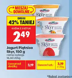 Biedronka Jogurt Piątnica Skyr oferta