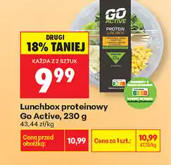 Biedronka Lunchbox proteinowy Go Active oferta