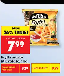 Biedronka Frytki proste Mr. Potato oferta