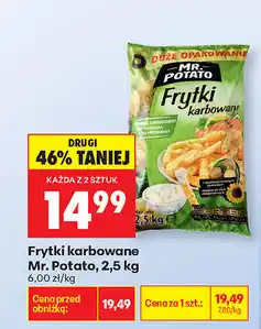 Biedronka Frytki karbowane Mr. Potato oferta