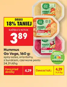 Biedronka Hummus Go Vege oferta