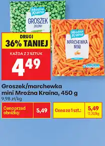 Biedronka Groszek/marchewka mini Mroźna Kraina oferta