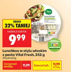 Biedronka Lunchbox w stylu włoskim z pesto Vital Fresh oferta