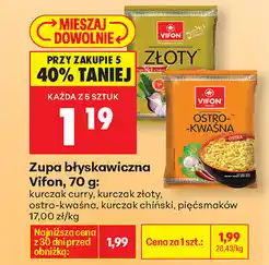Biedronka Zupa błyskawiczna Vifon oferta