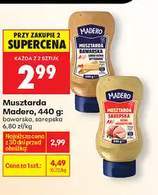 Biedronka Musztarda Madero oferta