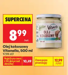 Biedronka Olej kokosowy Vitanella oferta