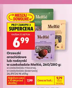 Biedronka Orzeszki arachidowe w czekoladzie Meltie, 260/280 g oferta