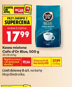 Biedronka Kawa mielona Café d'Or Blue oferta