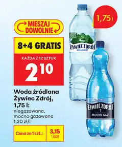 Biedronka Woda źródlana Żywiec Zdrój oferta