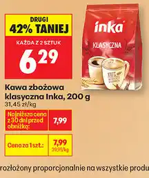 Biedronka Kawa zbożowa klasyczna Inka oferta