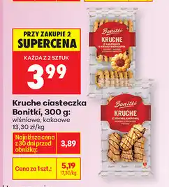 Biedronka Kruche ciasteczka Bonitki oferta