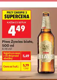 Biedronka Piwo Żywiec białe oferta
