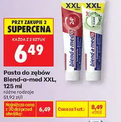 Biedronka Pasta do zębów Blend-a-med XXL oferta
