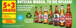 Biedronka Wszystkie piwa w butelkach zwrotnych (promocja 5+3 gratis) oferta